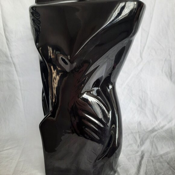 Vintage 80s Lindsey B Balkweill Style Ceramic Man Woman Memphis Style Figurines - Picture 7 of 12